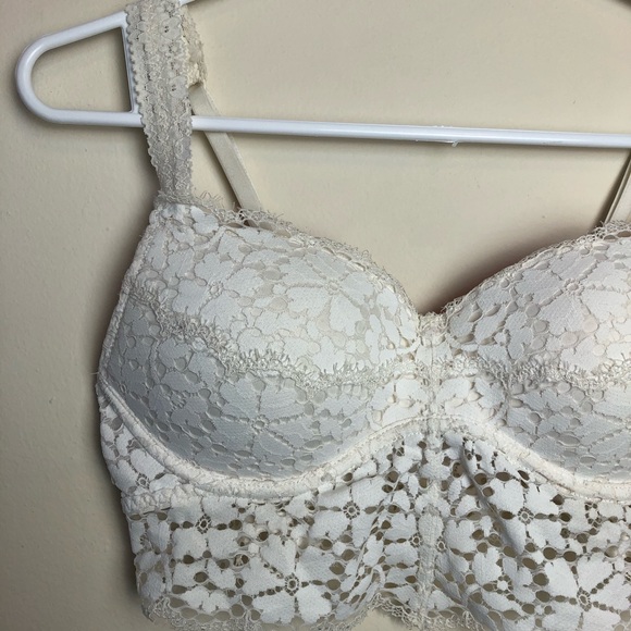 Victoria’s Secret Pink Size M Bra Lace Bralette - Picture 2 of 7